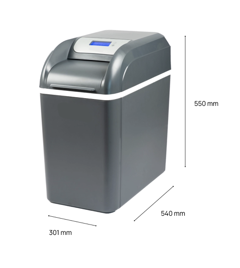Adoucisseur d'eau compact dimensions